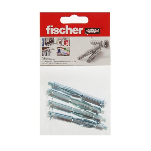 Металлический дюбель с метрическим винтом Fischer HM 5х65S (4 шт). пакет картинка